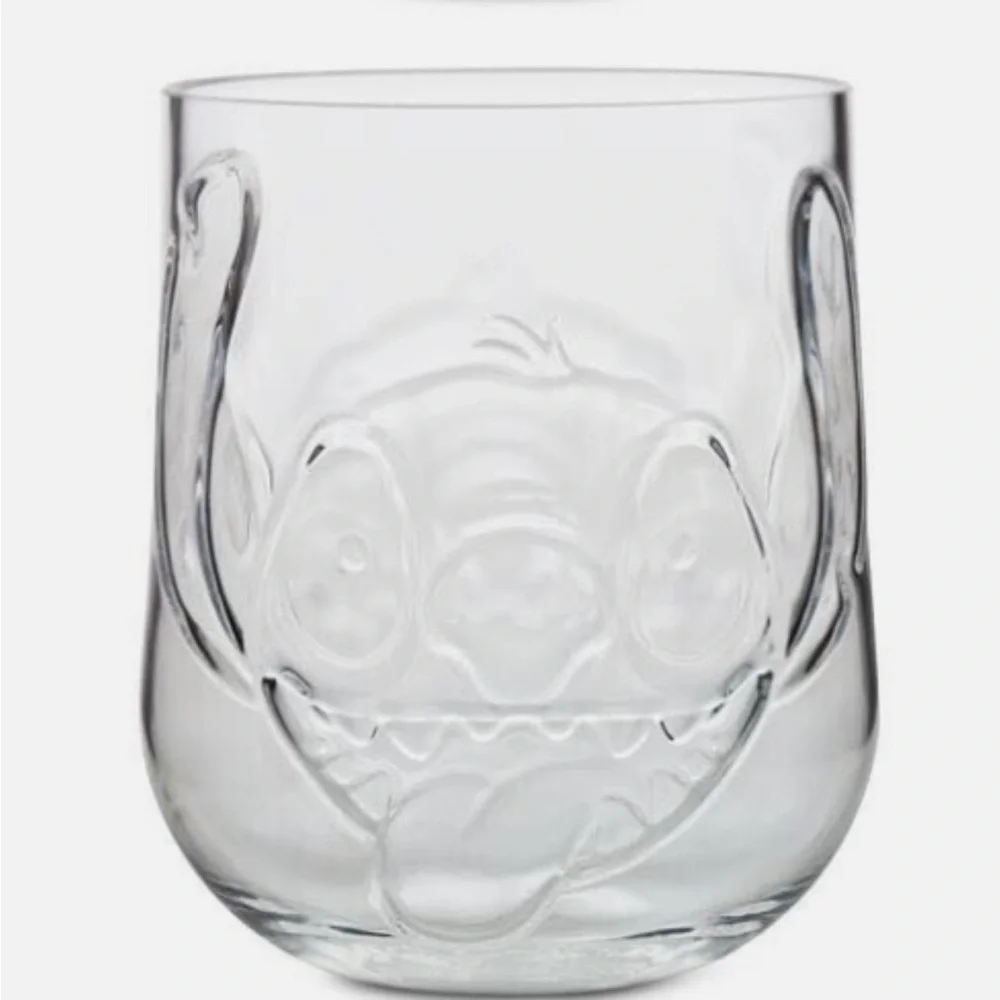 Disney Parks STITCH Sculpted Acrylic Drinking Tumbler - set of 2